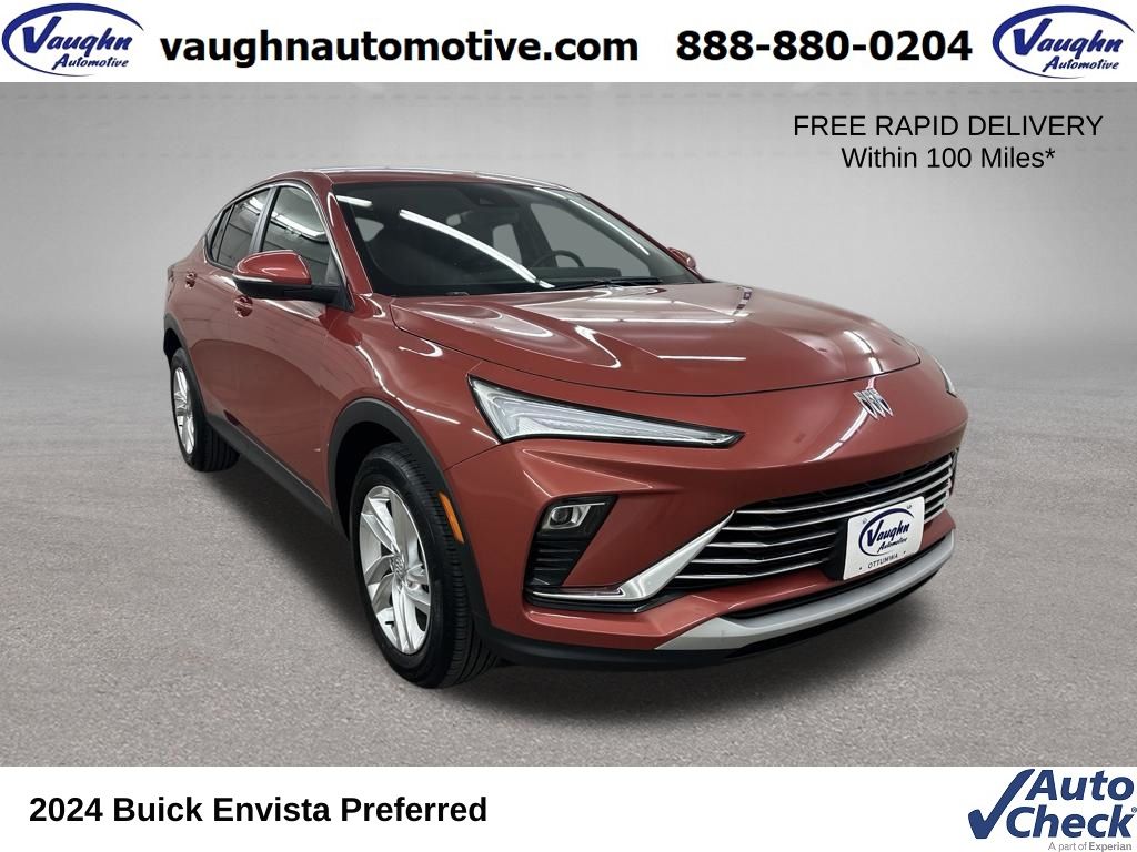 Sunrise Red Metallic 2024 Buick Envista SUV / Crossover Front-Wheel Drive 6-Speed Automatic