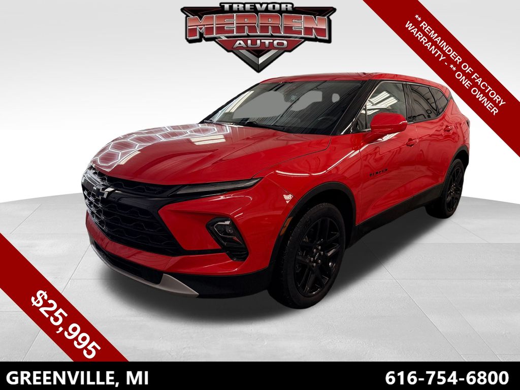 Red Hot 2023 Chevrolet Blazer 2LT AWD SUV / Crossover All-Wheel Drive 9-Speed Automatic Overdrive