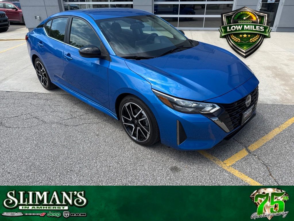 Electric Blue Metallic 2025 Nissan Sentra Sedan Front-Wheel Drive Continuously Variable Transmission