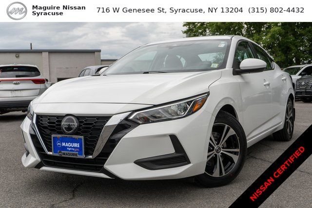 2023 Nissan Sentra SV White at John Sisson Motors