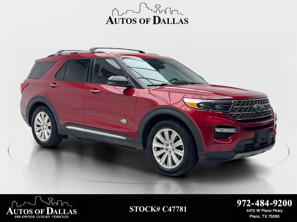 Red Metallic 2021 Ford Explorer King Ranch RWD SUV / Crossover Rear-Wheel Drive Automatic