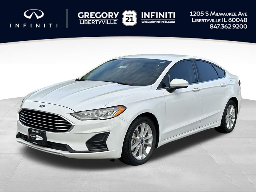 Oxford White 2020 Ford Fusion Sedan Front-Wheel Drive 6-Speed Automatic