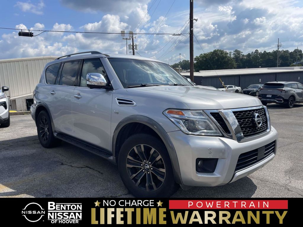Brilliant Silver 2017 Nissan Armada SUV / Crossover 4X2 7-Speed Automatic