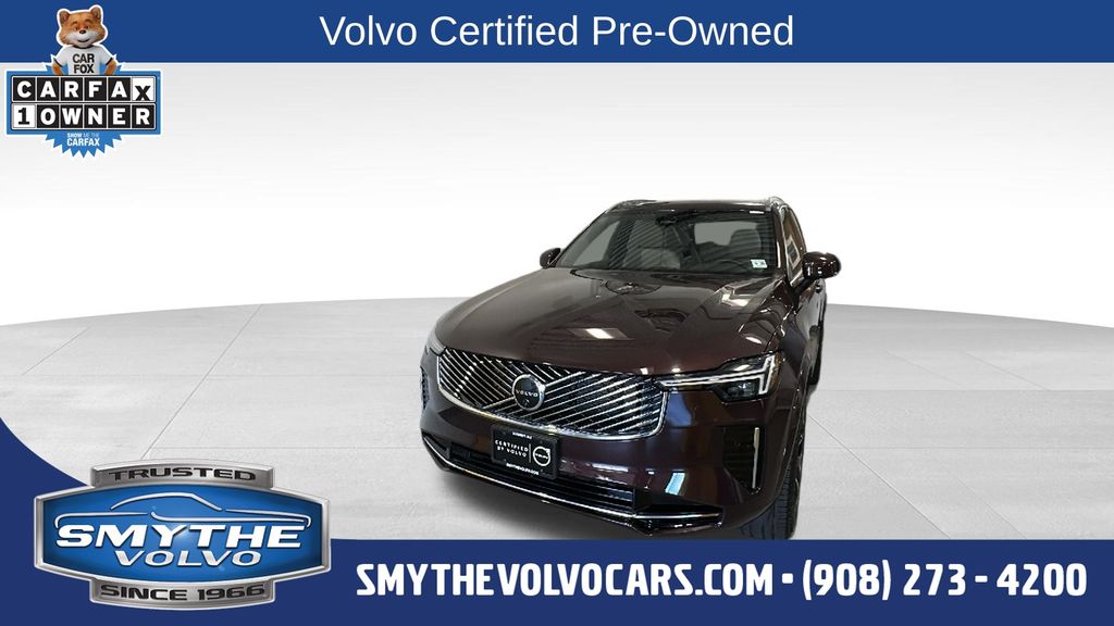 Mulberry Red Metallic 2025 Volvo XC90 B5 Plus Bright Theme 7-Passenger AWD SUV / Crossover All-Wheel Drive Automatic