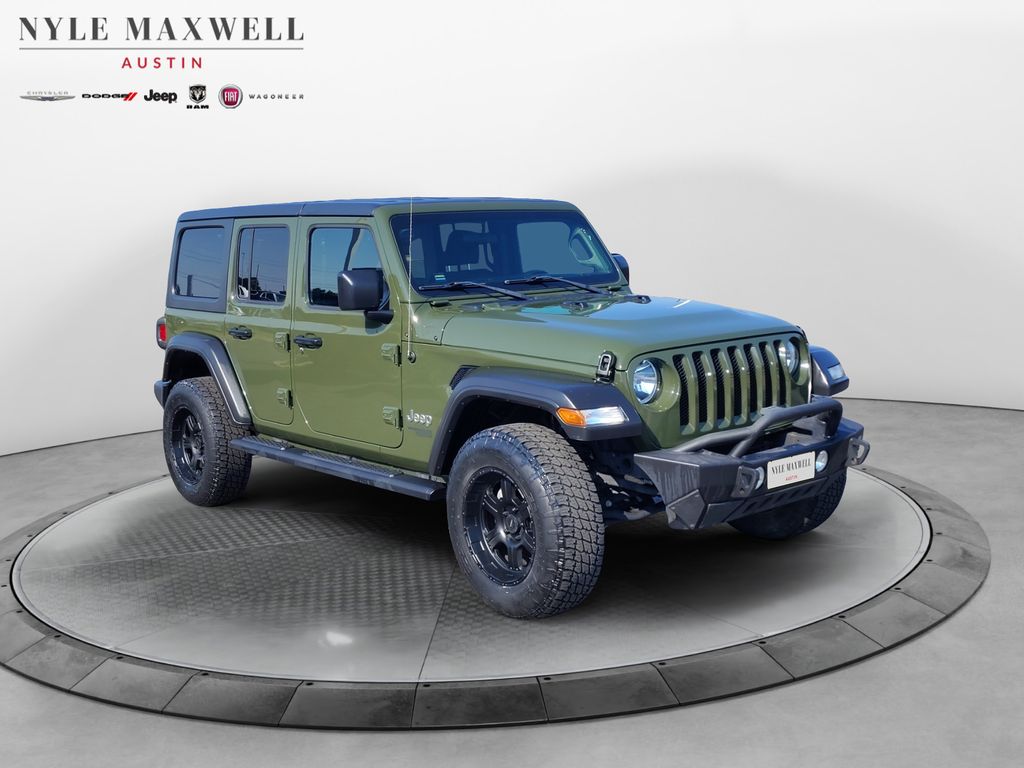 Used Car 2021 Jeep Wrangler  Unlimited Sport S For Sale In Austin, Texas