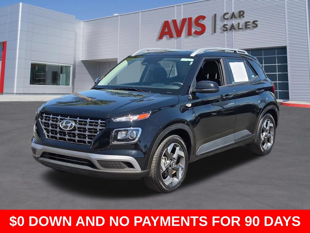 Black 2025 Hyundai Venue SUV / Crossover Front-Wheel Drive Continuously Variable Transmission