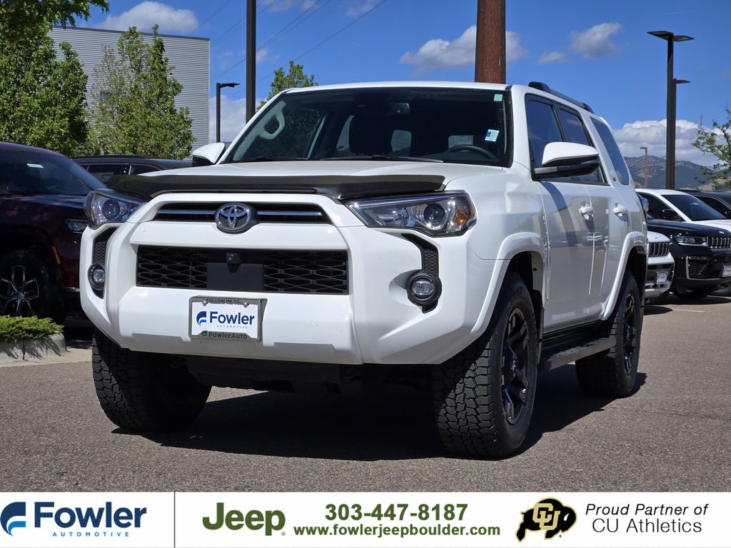 White (Blizzard Pearl) 2022 Toyota 4Runner SR5 Premium 4WD SUV / Crossover Four-Wheel Drive 5-Speed Automatic