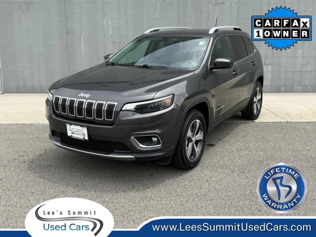 Gray (Granite Crystal Metallic Clearcoat) 2019 Jeep Cherokee Limited 4WD SUV / Crossover Four-Wheel Drive 9-Speed Automatic