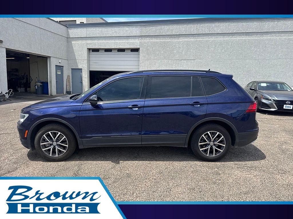 Atlantic Blue Metallic 2021 Volkswagen Tiguan SUV / Crossover Front-Wheel Drive 8-Speed Automatic