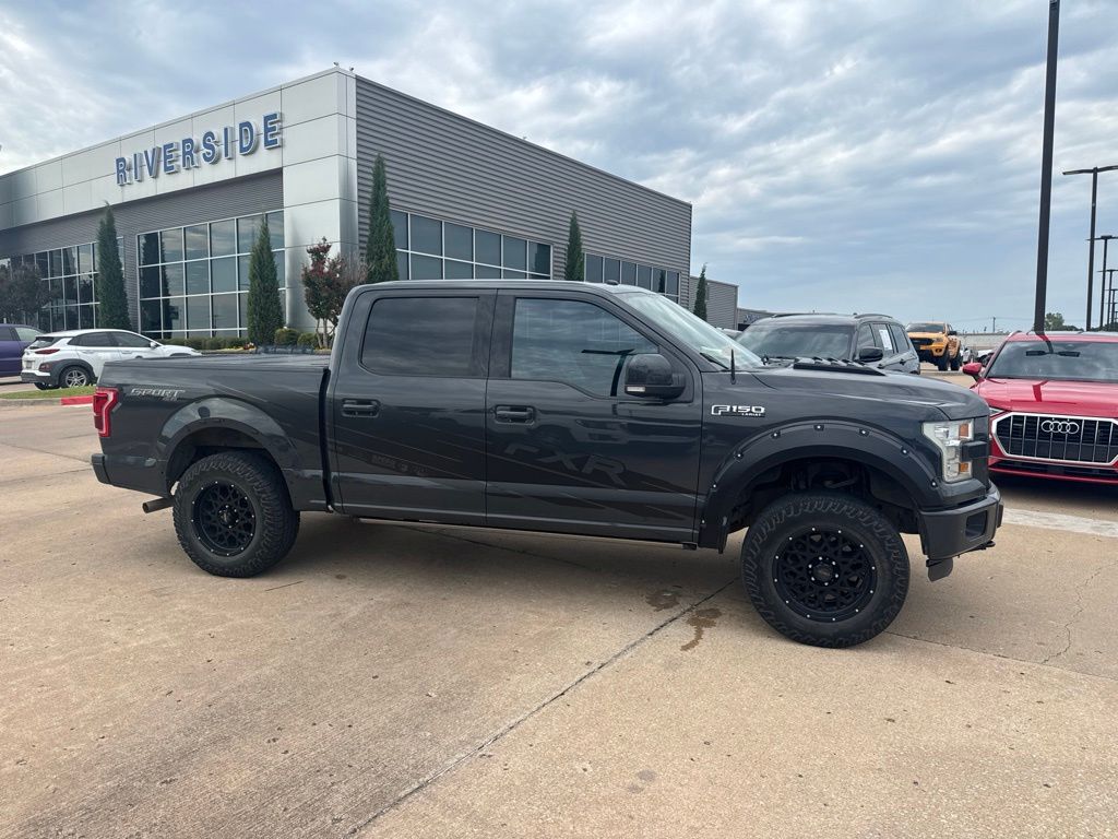 Gray 2016 Ford F-150 Pickup Truck Four-Wheel Drive 6-Speed Automatic