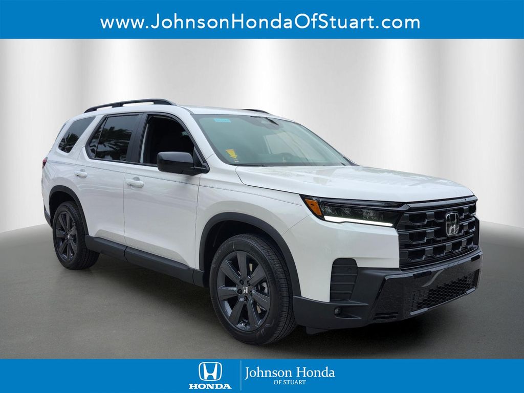 Platinum White Pearl 2026 Honda Pilot SUV / Crossover Front-Wheel Drive Automatic