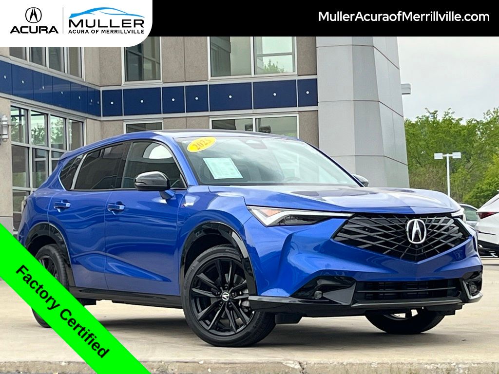 Adriatic Blue Sea Metallic 2025 Acura ADX SUV / Crossover Front-Wheel Drive Continuously Variable Transmission