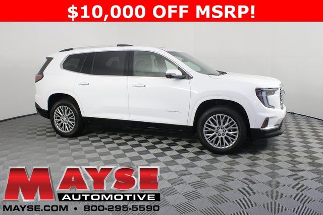 Summit White 2026 GMC Acadia Denali AWD SUV / Crossover Four-Wheel Drive 8-Speed Automatic