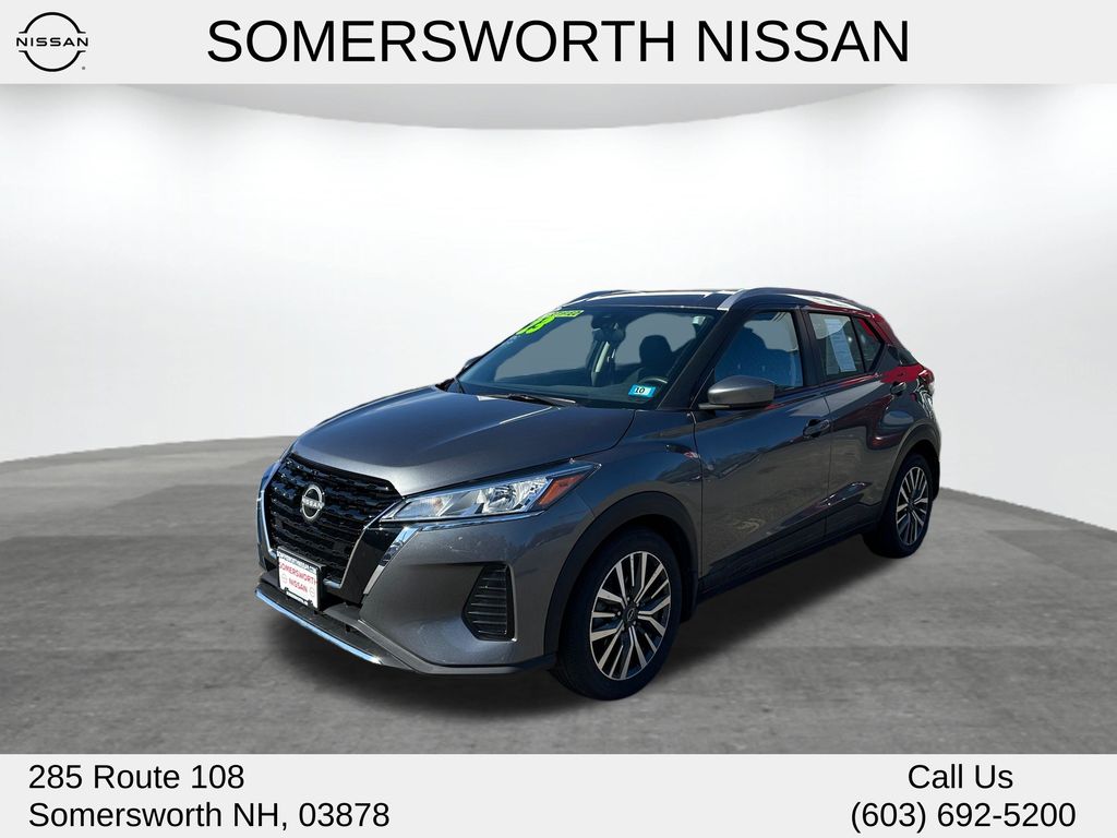 Gray (Gun Metallic) 2023 Nissan Kicks SV FWD SUV / Crossover Front-Wheel Drive Continuously Variable Transmission