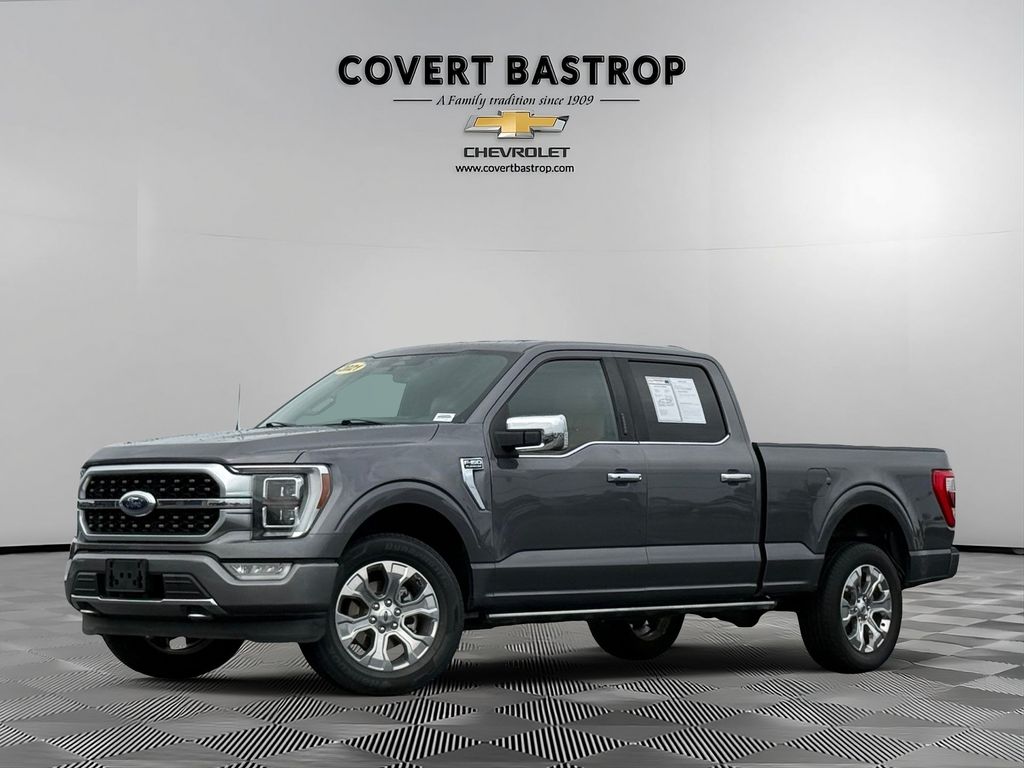 Gray Metallic 2021 Ford F-150 Pickup Truck Four-Wheel Drive Automatic