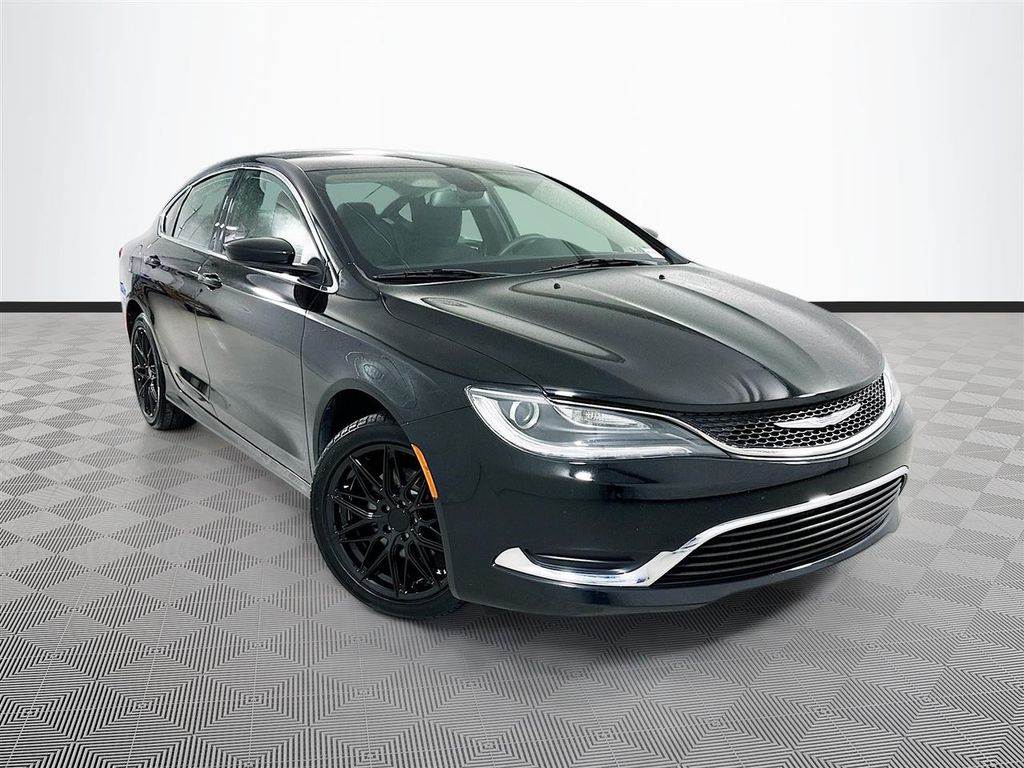 Black Clearcoat 2016 Chrysler 200 Limited Sedan FWD Sedan Front-Wheel Drive 9-Speed Automatic