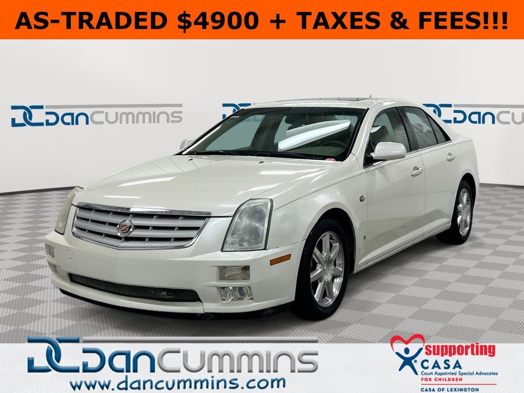 Diamond White 2006 Cadillac STS V6 RWD Sedan Rear-Wheel Drive 5-Speed Automatic