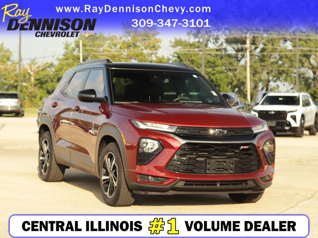 Red (Crimson) 2022 Chevrolet Trailblazer SUV / Crossover Front-Wheel Drive Continuously Variable Transmission