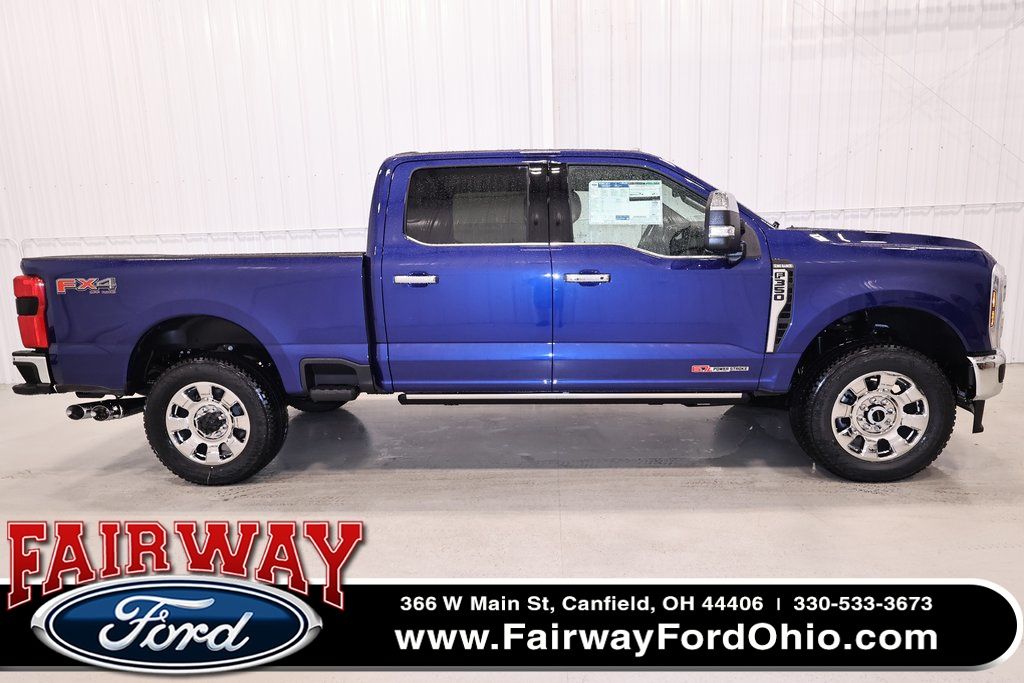 Argon Blue Metallic 2026 Ford F-350 Super Duty King Ranch Crew Cab 4WD Pickup Truck Four-Wheel Drive Automatic