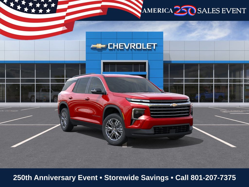Radiant Red Tintcoat 2026 Chevrolet Traverse SUV / Crossover Four-Wheel Drive 8-Speed Automatic
