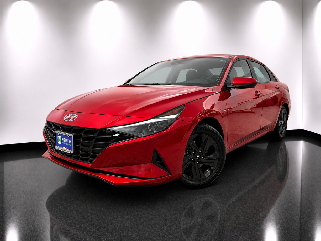Ultimate Red 2023 Hyundai Elantra Sedan Front-Wheel Drive Continuously Variable Transmission