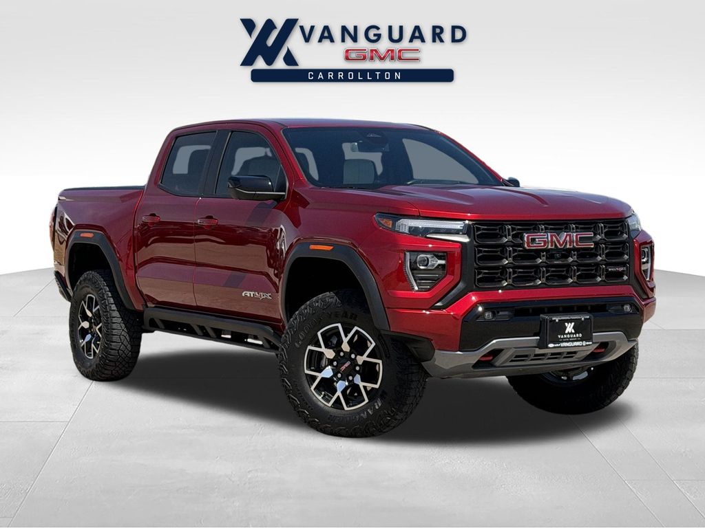 Volcanic Red Tintcoat 2023 GMC Canyon Pickup Truck Four-Wheel Drive 8-Speed Automatic