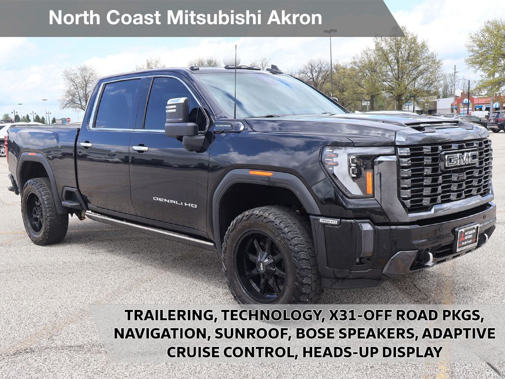 Onyx Black 2024 GMC Sierra 3500HD Pickup Truck Four-Wheel Drive Automatic