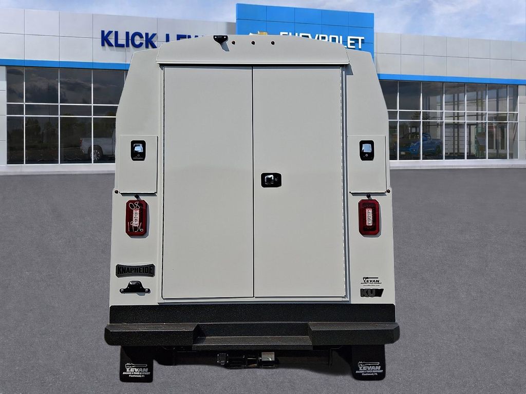 2026 Chevrolet Express 3500 Work Van White at Klick Lewis Buick Chevrolet