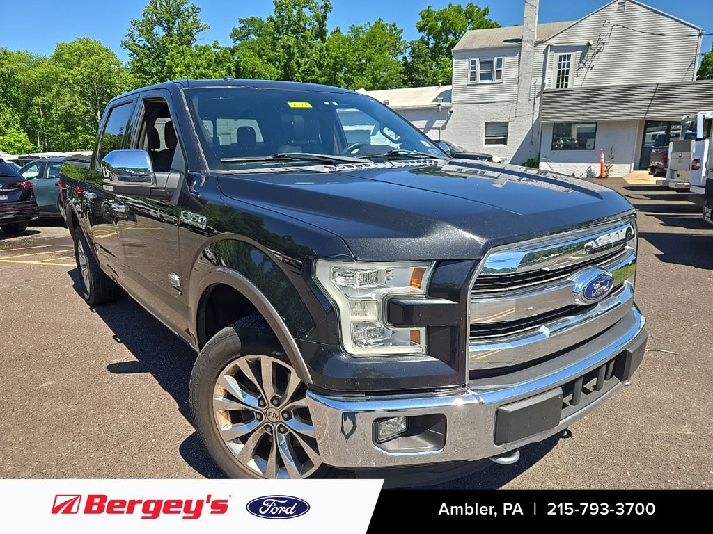 Caribou Metallic 2015 Ford F-150 King Ranch SuperCrew 4WD Pickup Truck Four-Wheel Drive 6-Speed Automatic