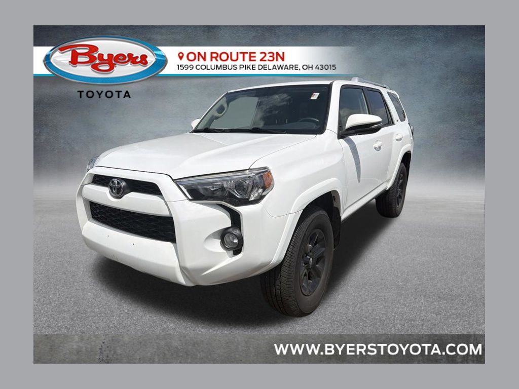 Super White 2018 Toyota 4Runner SUV / Crossover Four-Wheel Drive 5-Speed Automatic Overdrive
