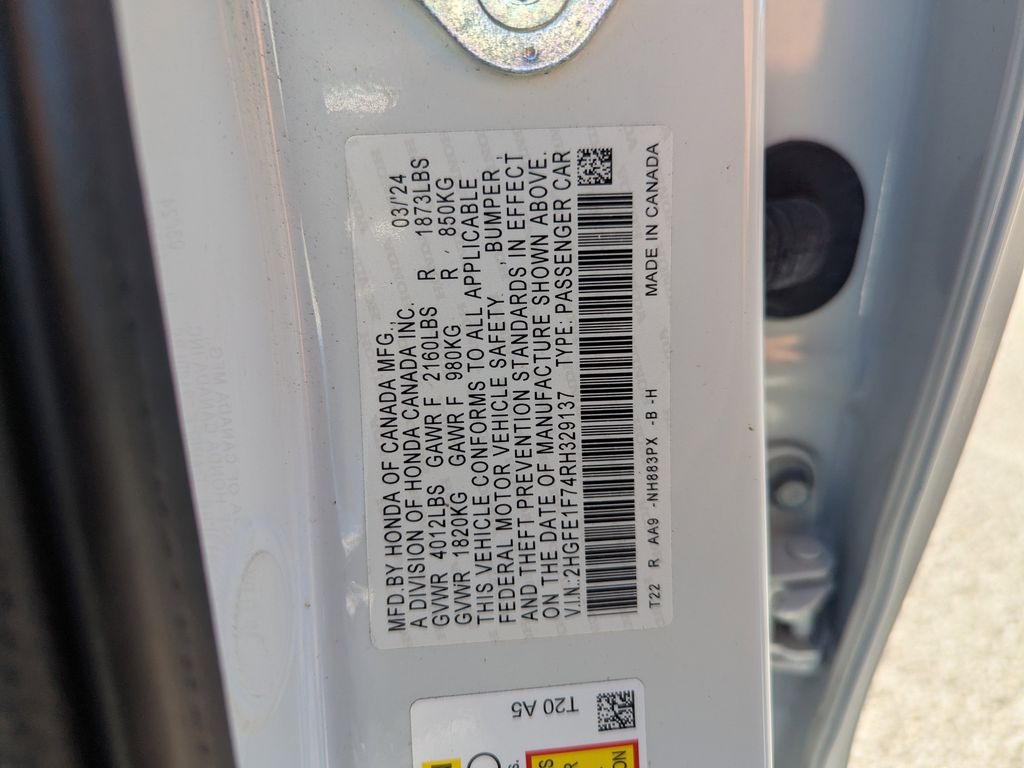 used 2024 Honda Civic car, priced at $23,891