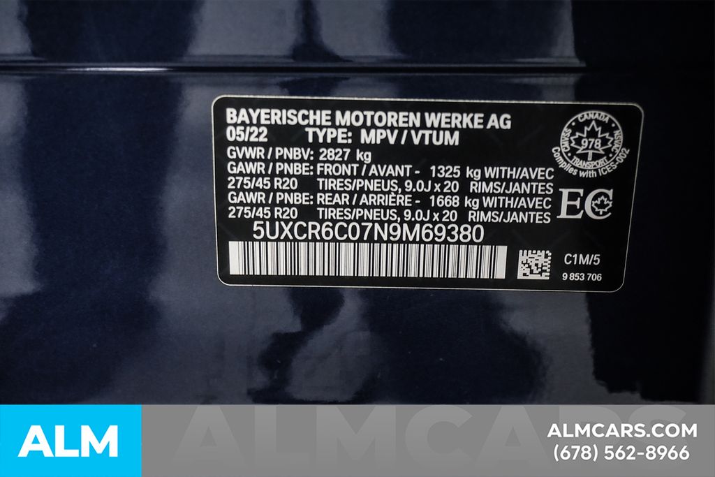 Used 2022 Blue BMW xDrive40i image 62