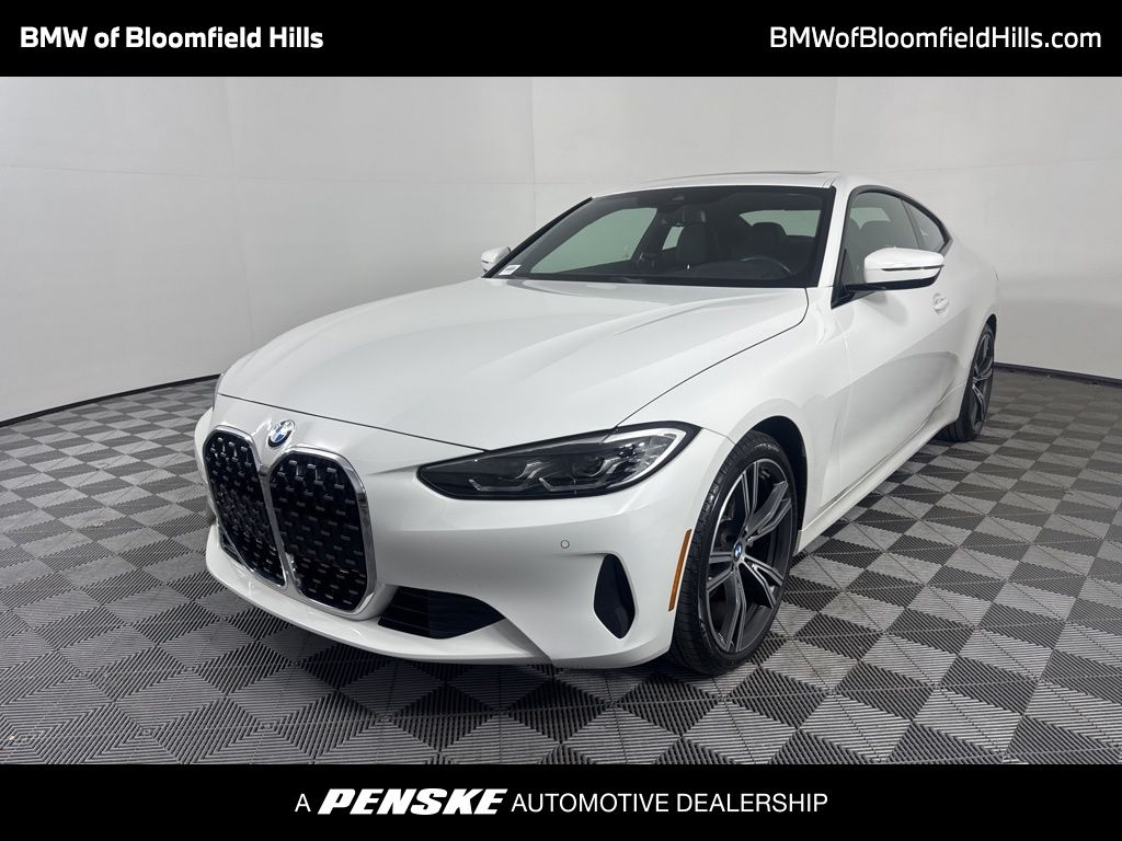 Alpine White 2021 BMW 4 Series 430i Coupe xDrive Coupe All-Wheel Drive 8-Speed Automatic