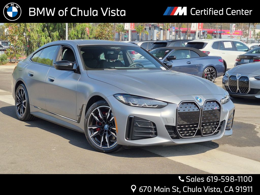 Frozen Pure Gray II Metallic 2024 BMW i4 Sedan All-Wheel Drive Automatic