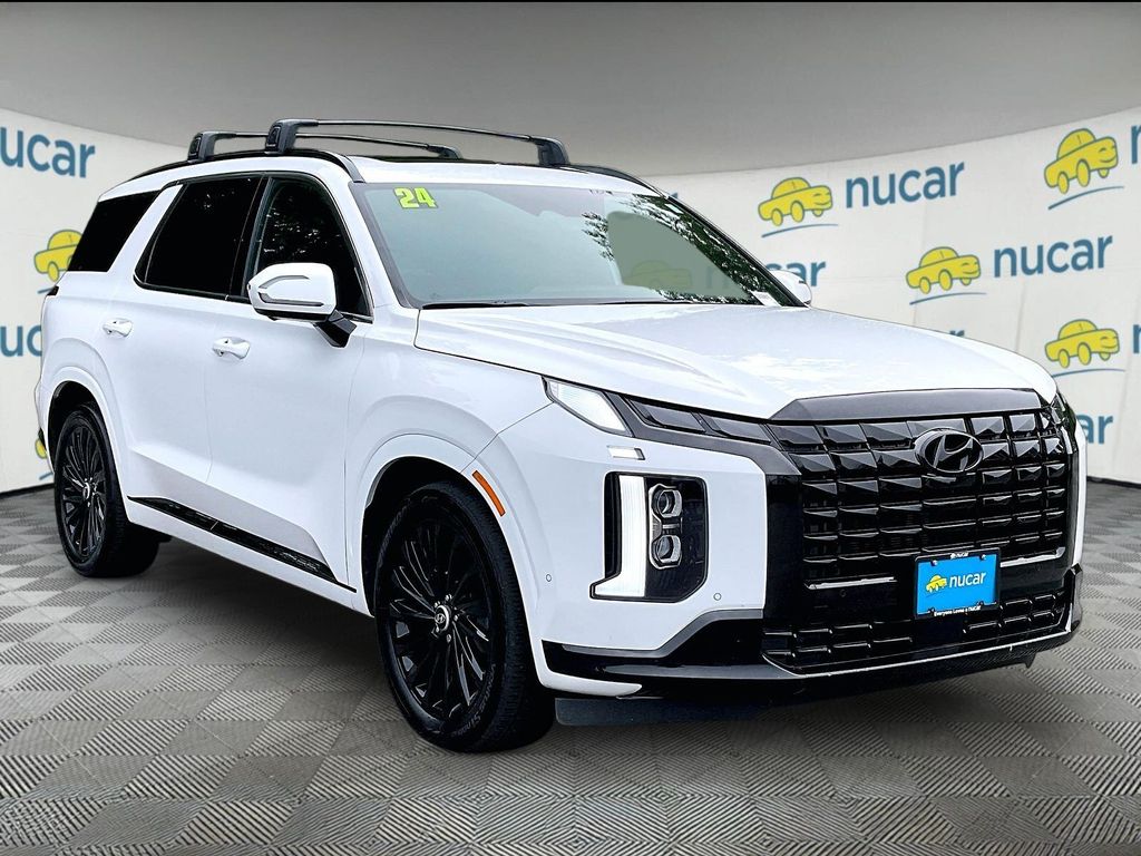 Hyper White 2024 Hyundai Palisade SUV / Crossover All-Wheel Drive 8-Speed Automatic