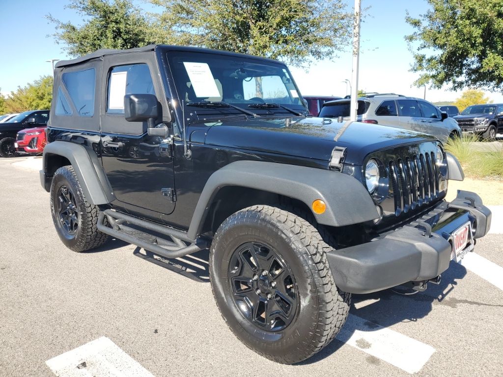 Used Car 2016 Jeep Wrangler  Willys Wheeler For Sale Under $25,000 In Austin, Texas