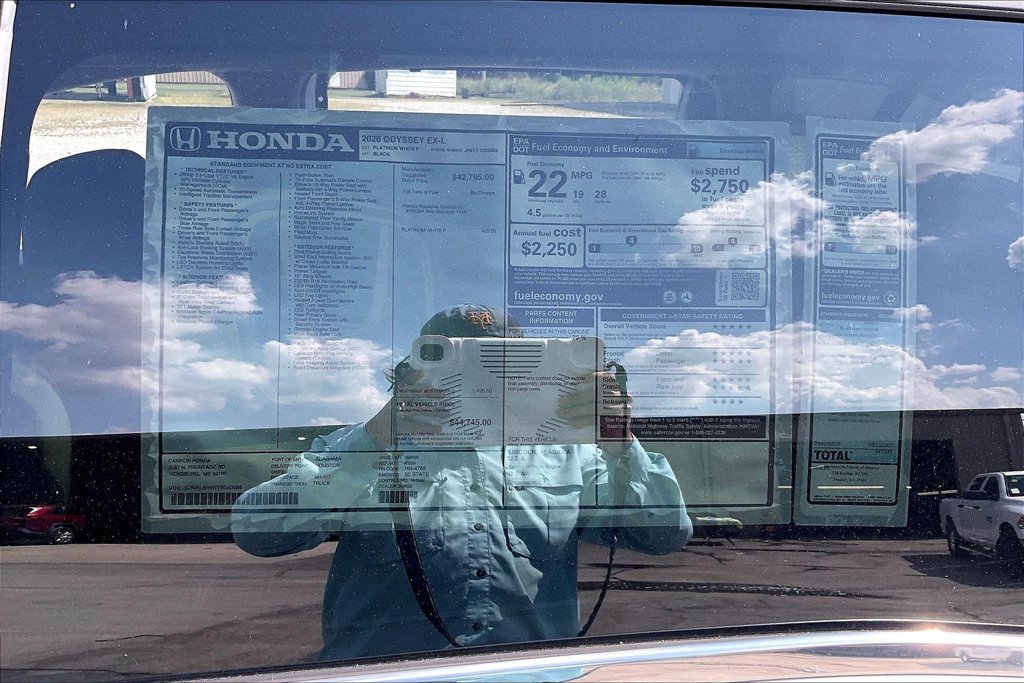 New 2026 Honda Odyssey Van