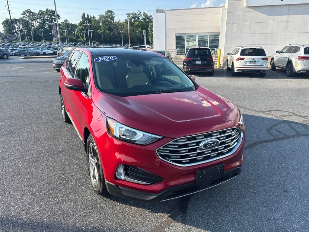 2020 Ford Edge SEL Red at Grove City Ford