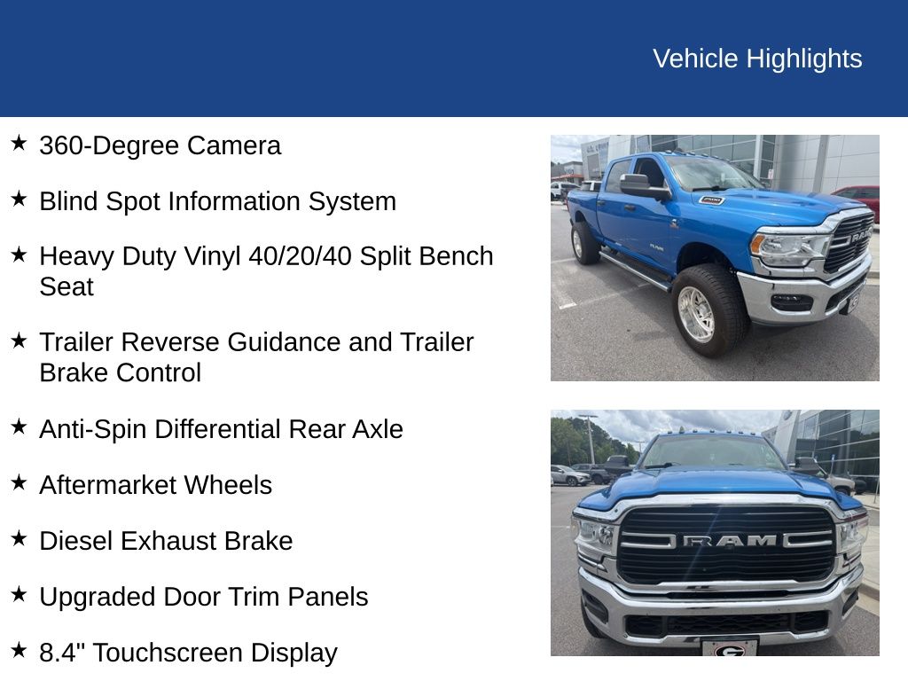 2020 Ram 2500 Tradesman Crew Cab 4x4 6'4" Box