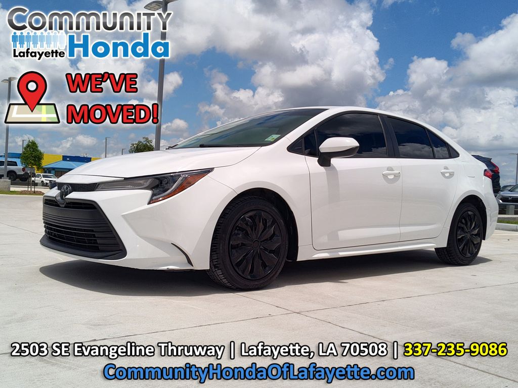 Ice 2024 Toyota Corolla LE FWD Sedan Front-Wheel Drive Continuously Variable Transmission