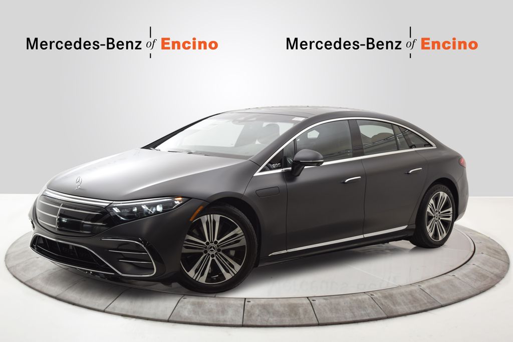 Gray (Grey Magno) 2026 Mercedes-Benz EQS Sedan All-Wheel Drive 1-Speed Automatic