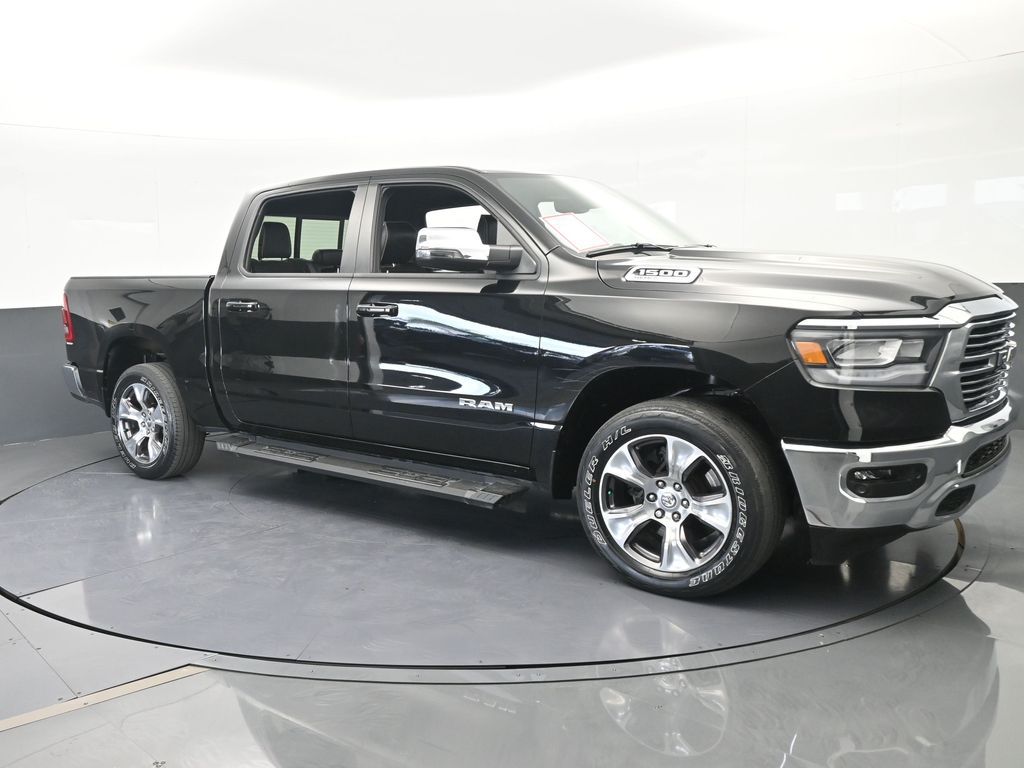 Used 2023 Diamond Black Crystal Pearlcoat Ram Laramie image 8