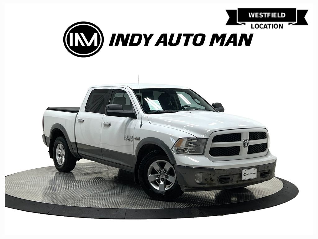 Bright White Clearcoat 2013 RAM 1500 Pickup Truck Four-Wheel Drive 8-Speed Automatic