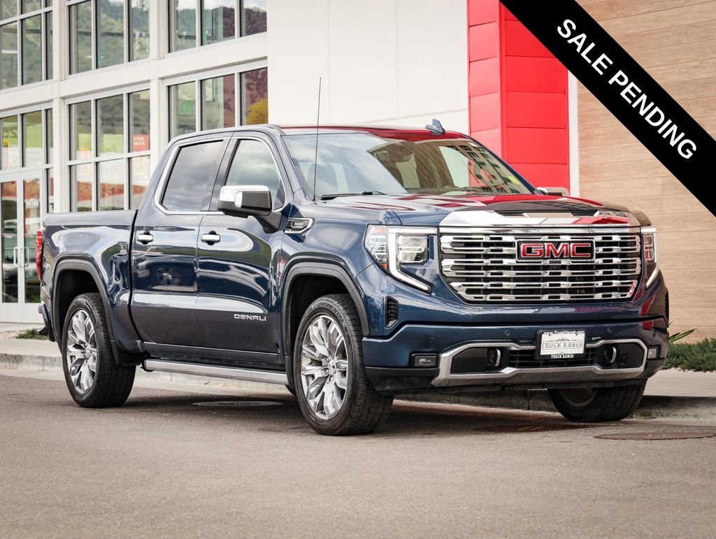 Pacific Blue Metallic 2022 GMC Sierra 1500 Pickup Truck Four-Wheel Drive Automatic