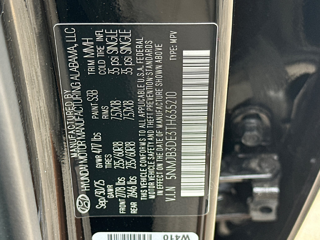 New 2026 Black HYUNDAI SEL image 35