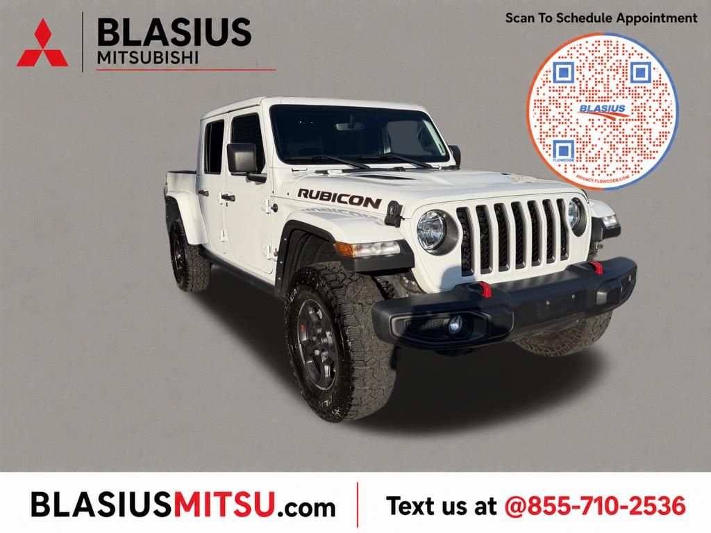Bright White Clearcoat 2022 Jeep Gladiator Pickup Truck Four-Wheel Drive 8-Speed Automatic