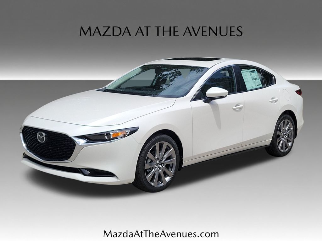 Snowflake White Pearl 2026 Mazda MAZDA3 Sedan Front-Wheel Drive 6-Speed Automatic