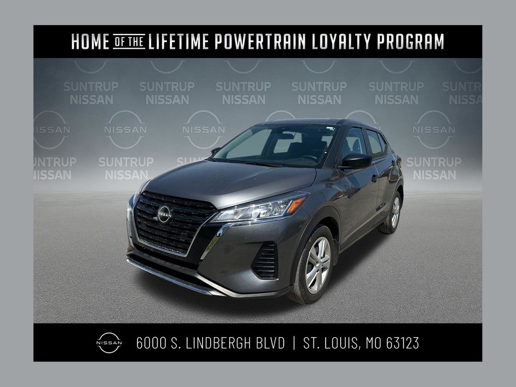 Gray (Gun Metallic) 2025 Nissan Kicks Play S FWD SUV / Crossover Front-Wheel Drive Continuously Variable Transmission