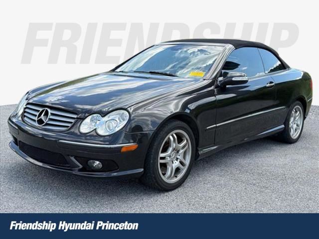 Black 2004 Mercedes-Benz CLK Convertible Rear-Wheel Drive 5-Speed Automatic Overdrive