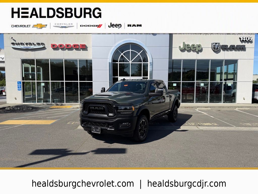 Olive Green Pearlcoat 2024 RAM 2500 Pickup Truck Four-Wheel Drive 6-Speed Automatic